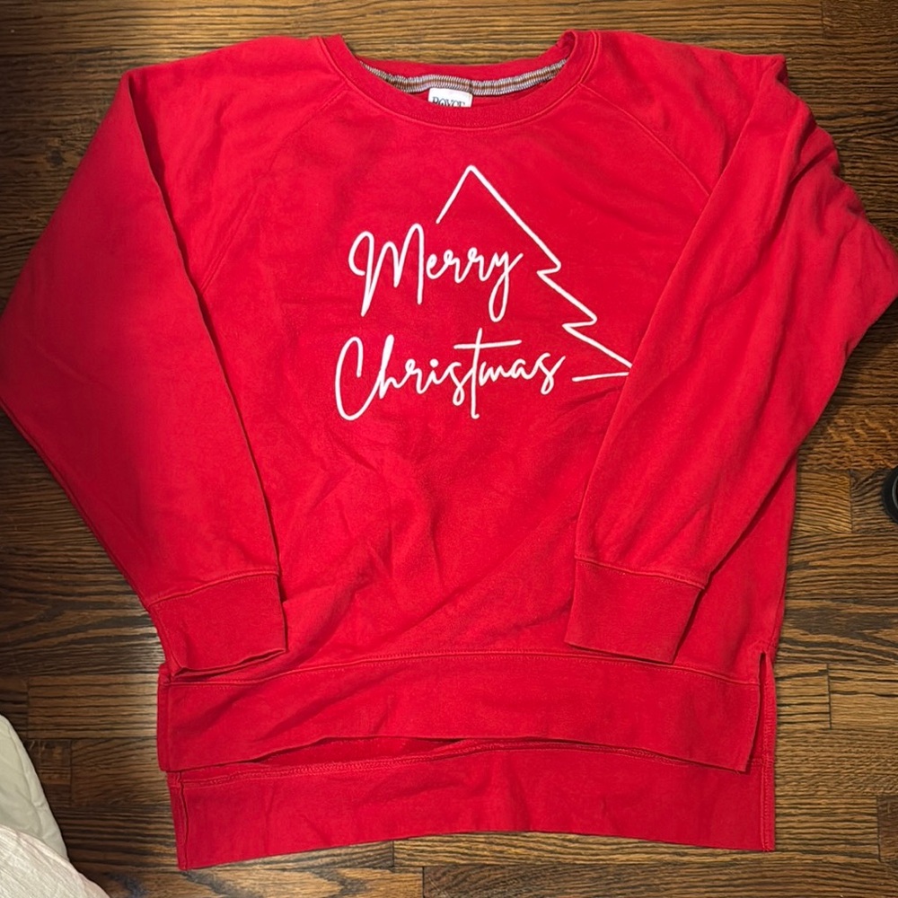 Red Merry Christmas Sweatshirt